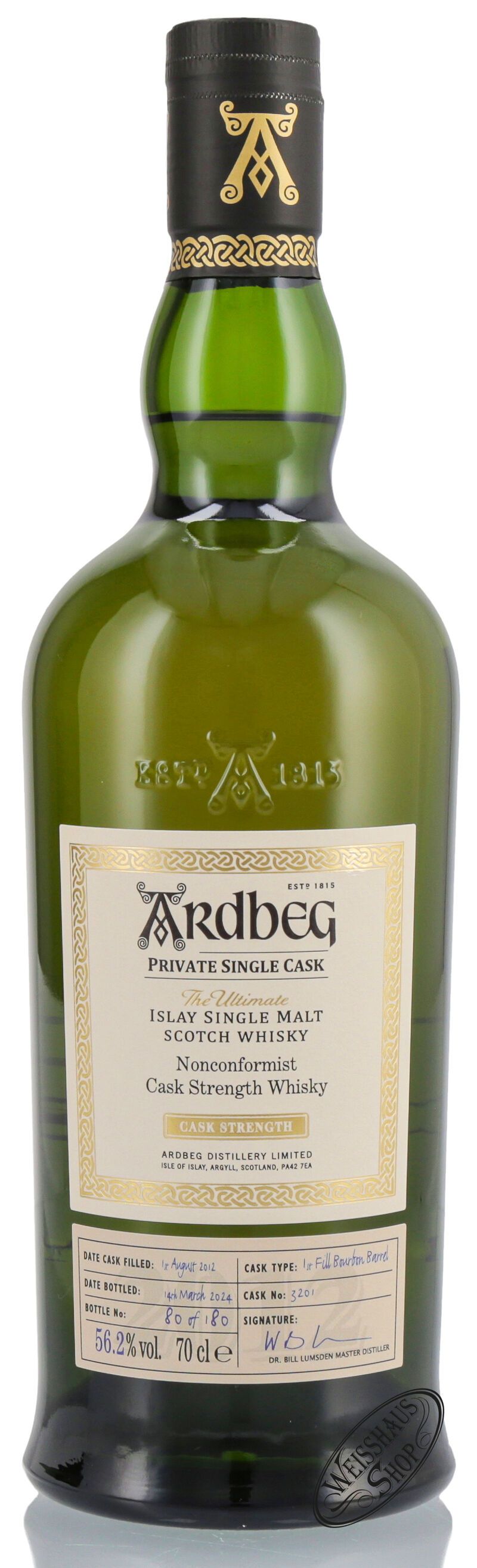 Ardbeg Private Reserve Single Cask 3201 Whisky 56,2% vol. 0,70l