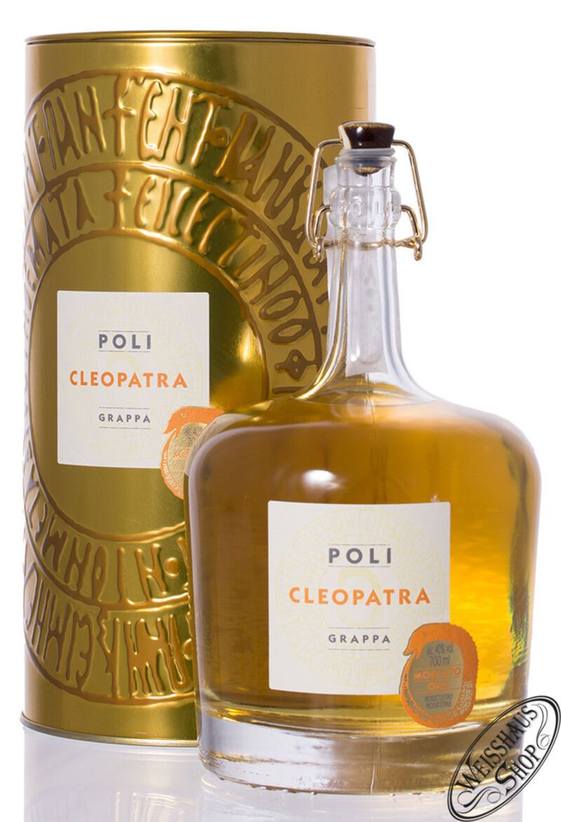 Poli Grappa Cleopatra Moscato in Tubo 40% vol. 0,70l