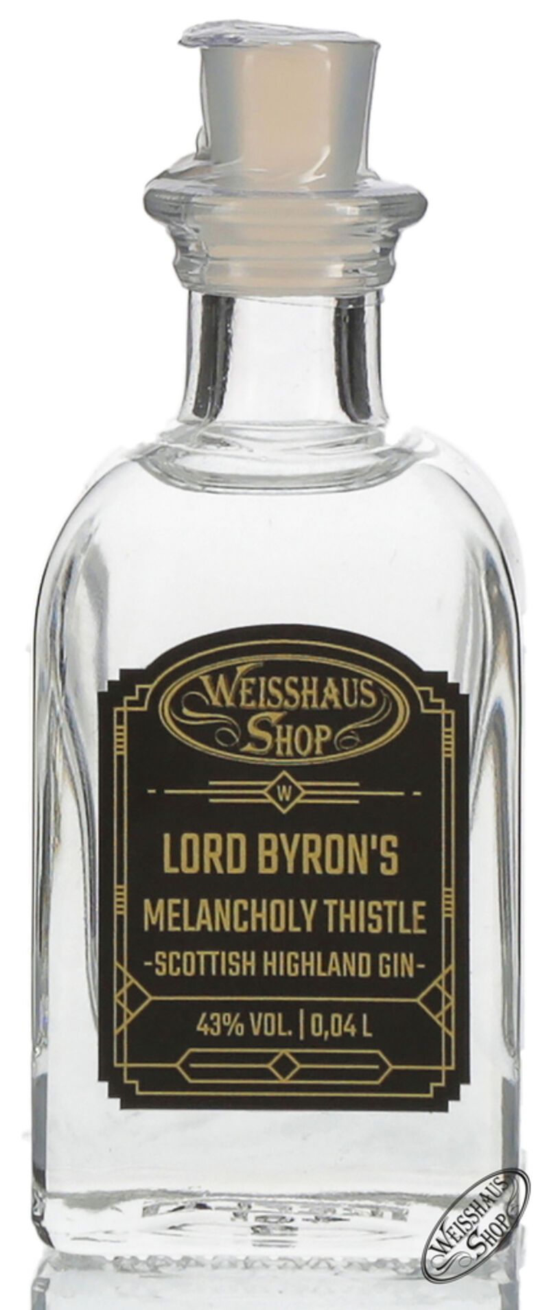 Lord Byron's Melancholy Thistle Gin 43% vol. 0,04l Weisshaus Sample Lord Byron's Melancholy Thistle Gin 43% vol. 0,04l Weisshaus Sample