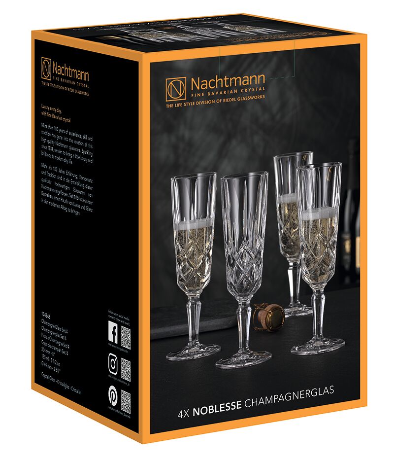 Nachtmann Noblesse Champagner Set 4 Gläser Nachtmann Noblesse Champagner Set 4 Gläser