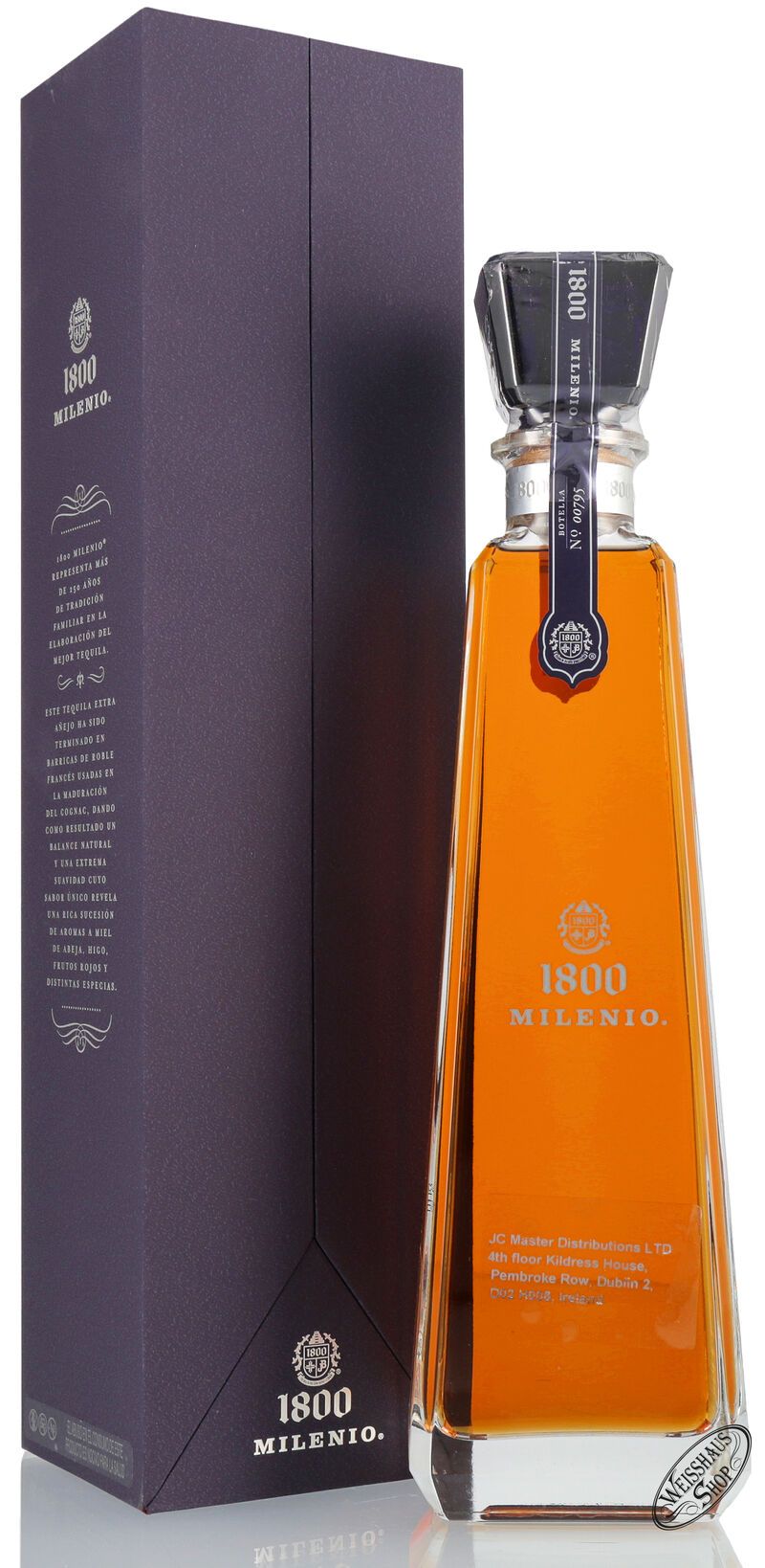 1800 Milenio Extra Anejo Tequila Jose Cuervo 38% vol. 0,70l