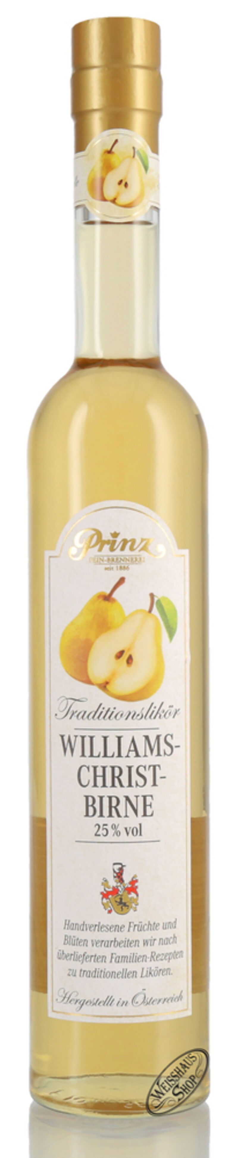 Prinz Williamslikör 25% vol. 0,50l