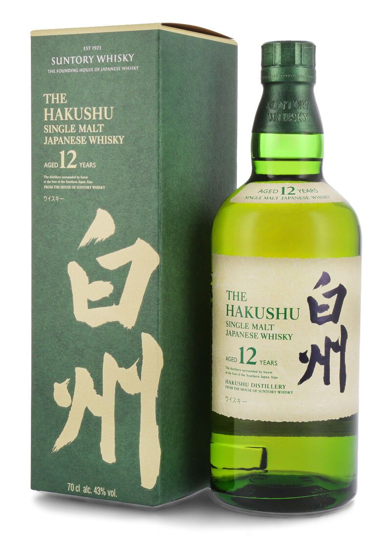 Hakushu 12 YO Japanese Whisky 43% vol. 0,70l