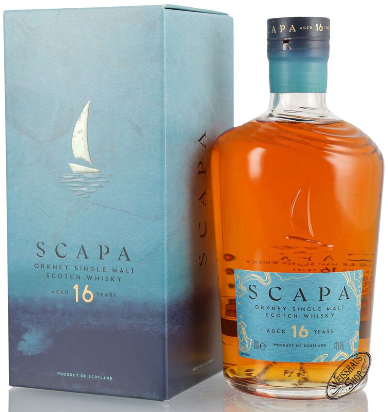 Scapa 16 Year Old Orkney Whisky 48% vol. 0,70l