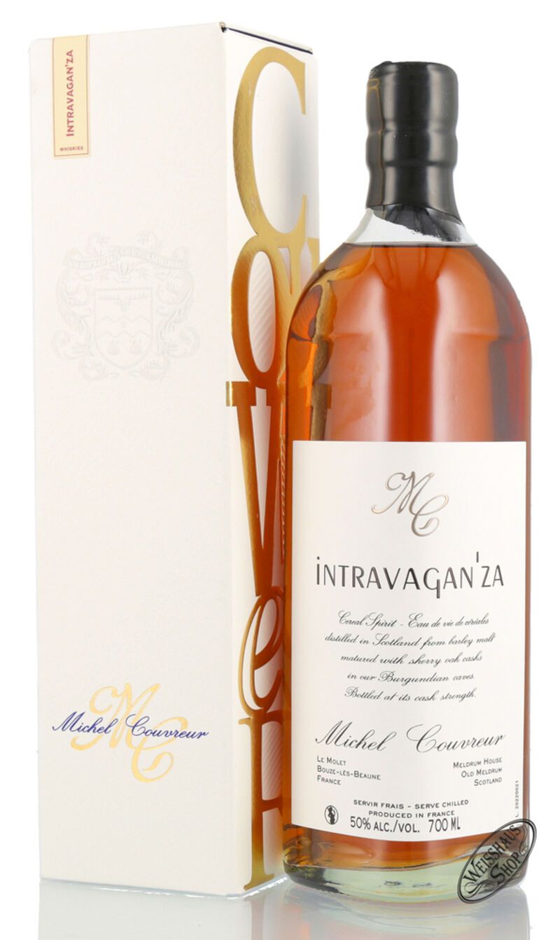 Michel Couvreur Intravagan'za Clearach Cereal Spirit 50% vol. 0,70l Michel Couvreur Intravagan'za Clearach Cereal Spirit 50% vol. 0,70l