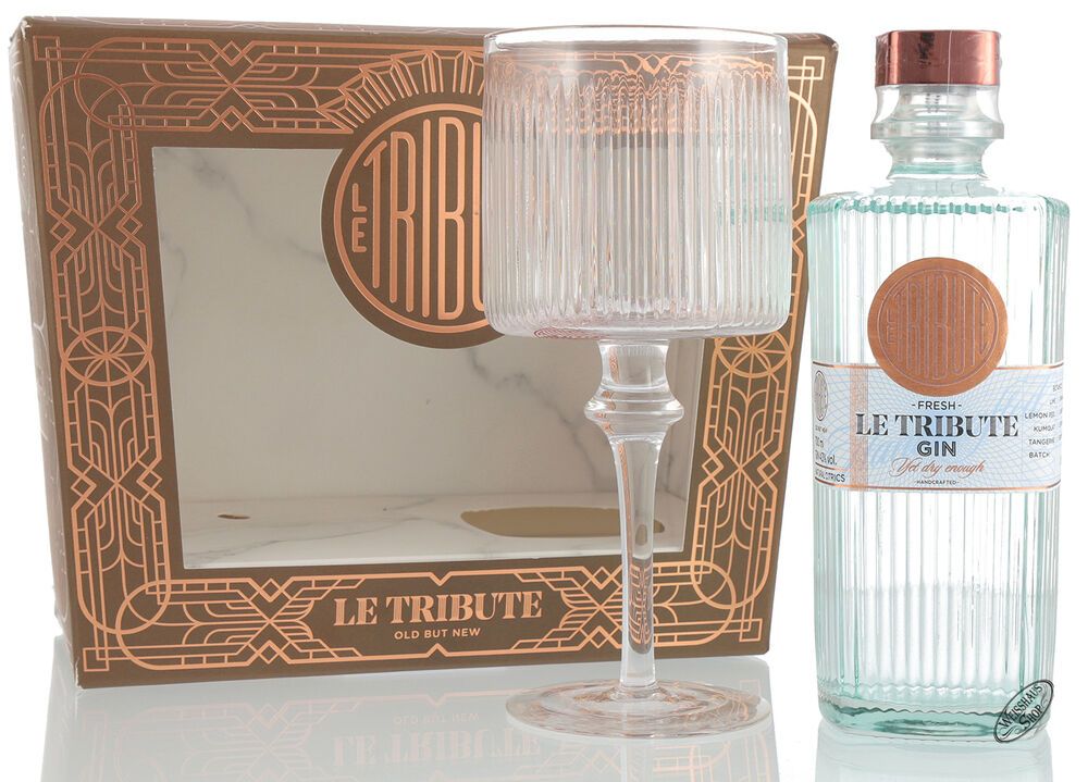 Le Tribute Gin Geschenk-Set 43% vol. 0,70l Le Tribute Gin Geschenk-Set 43% vol. 0,70l