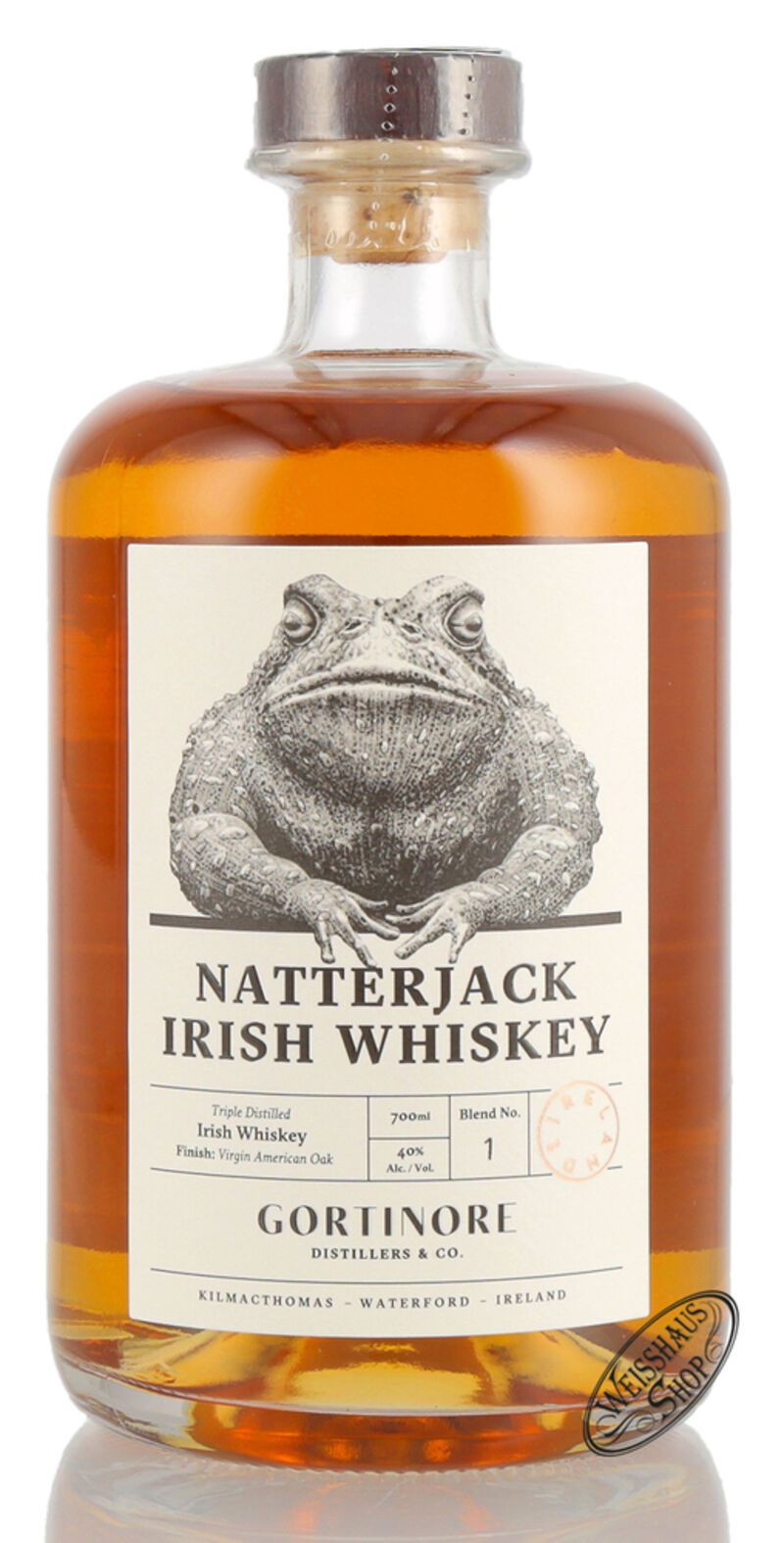 Natterjack Irish Whiskey 40% vol. 0,70l