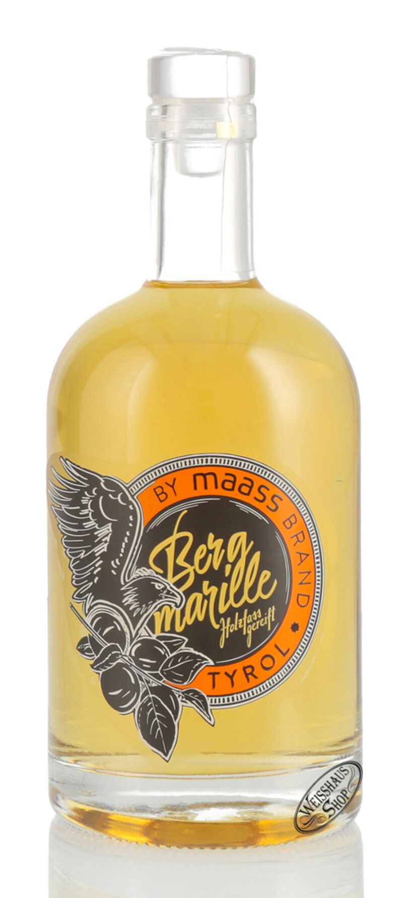 Maass Tiroler Bergmarille im Holzfass 40% vol. 0,50l Maass Tiroler Bergmarille im Holzfass 40% vol. 0,50l