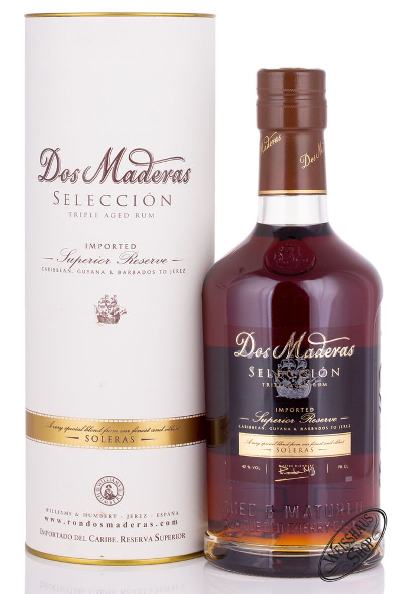Dos Maderas Seleccion Rum 42% vol. 0,70l