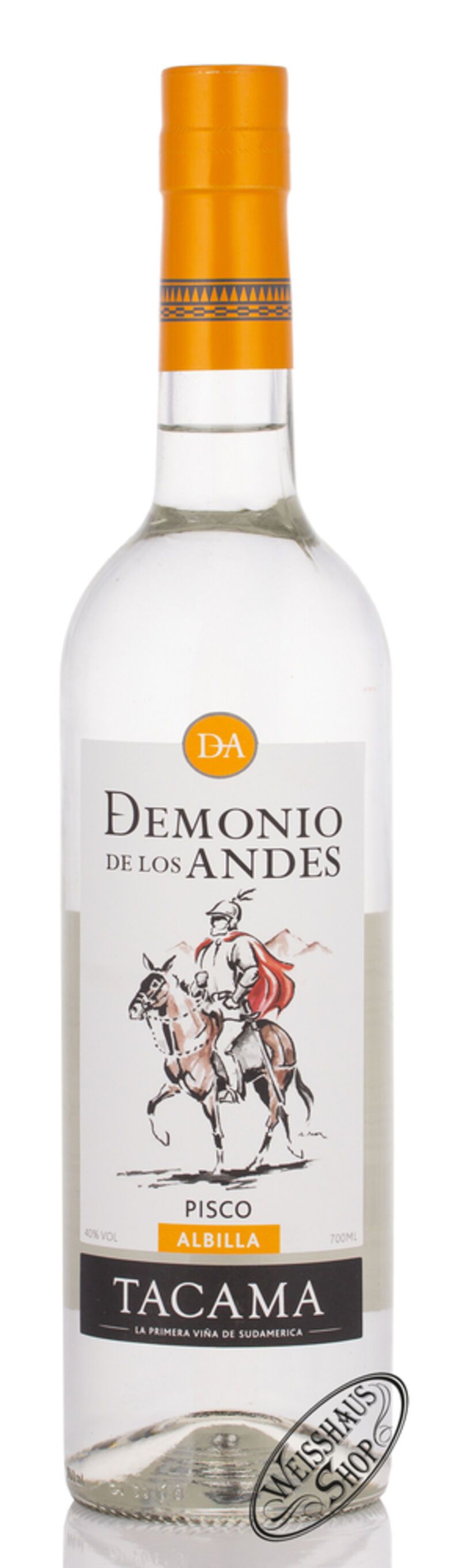 Demonio de los Andes Pisco Albilla 40% vol. 0,70l