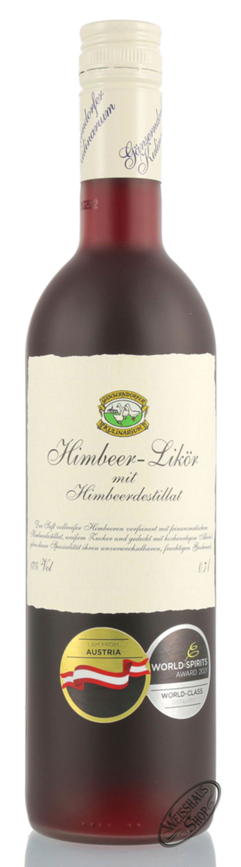 Auersthaler Himbeerlikör 17% vol. 0,70l Auersthaler Himbeerlikör 17% vol. 0,70l