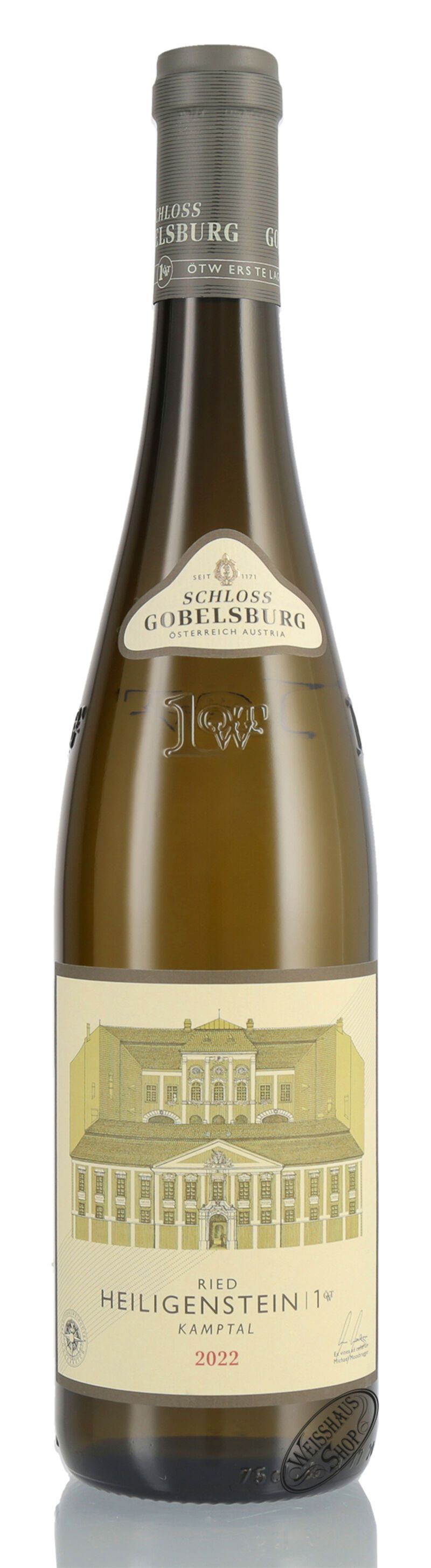 Schlosskellerei Gobelsburg Ried Heiligenstein Riesling 2022 13,5% vol. 0,75l Schlosskellerei Gobelsburg Ried Heiligenstein Riesling 2022 13,5% vol. 0,75l