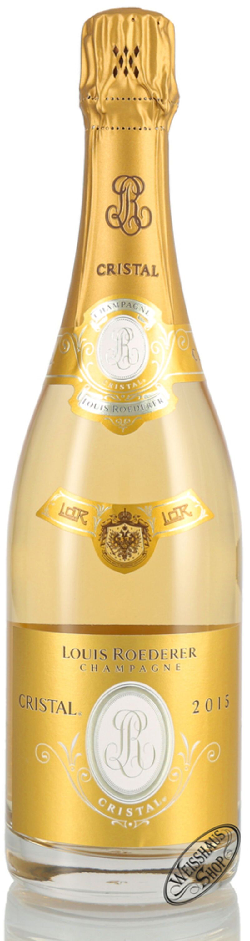 Louis Roederer Cristal Brut 2015 Champagner 12,5% vol. 0,75l Louis Roederer Cristal Brut 2015 Champagner 12,5% vol. 0,75l