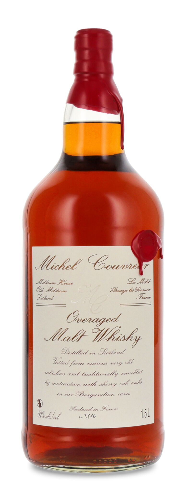 Michel Couvreur Overaged Cask Strength Malt Whisky 52% vol. 1,50l Magnum