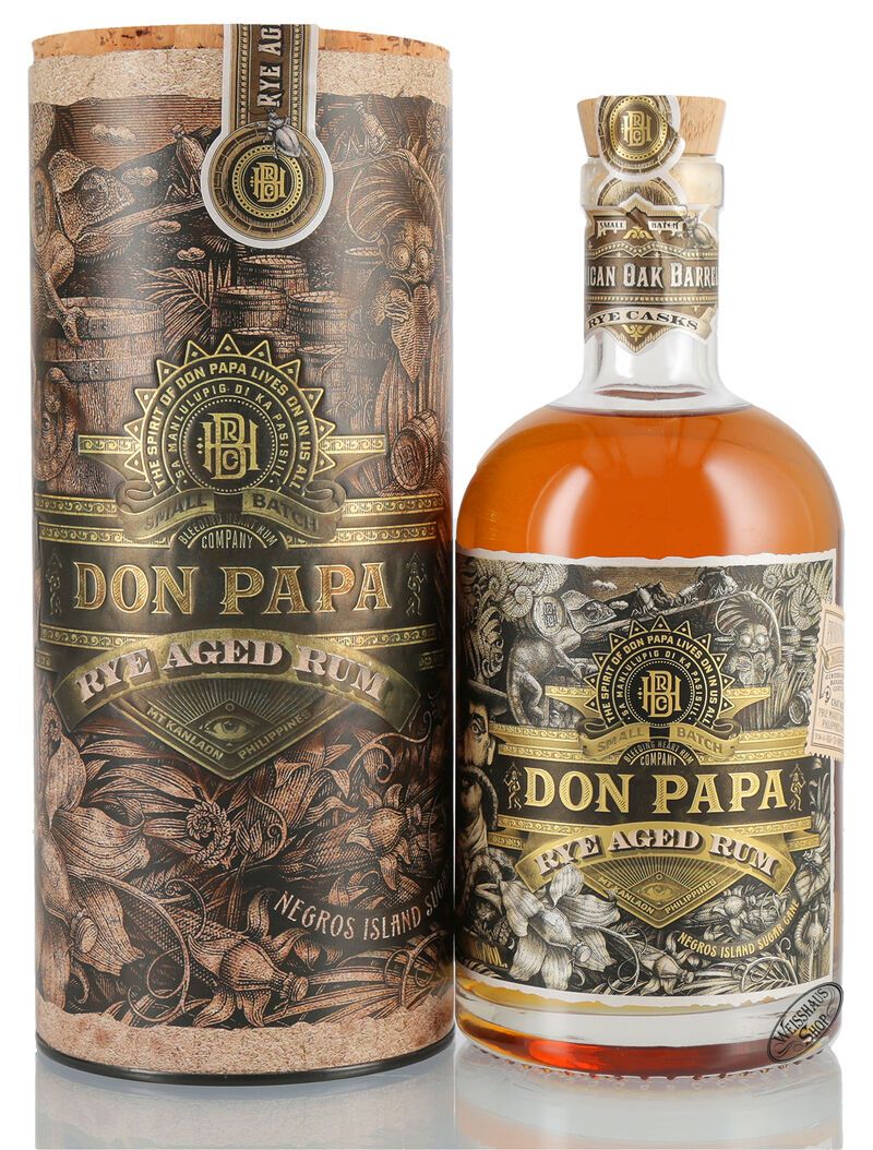 Don Papa Rye Cask Rum 45% vol. 0,70l Don Papa Rye Cask Rum 45% vol. 0,70l