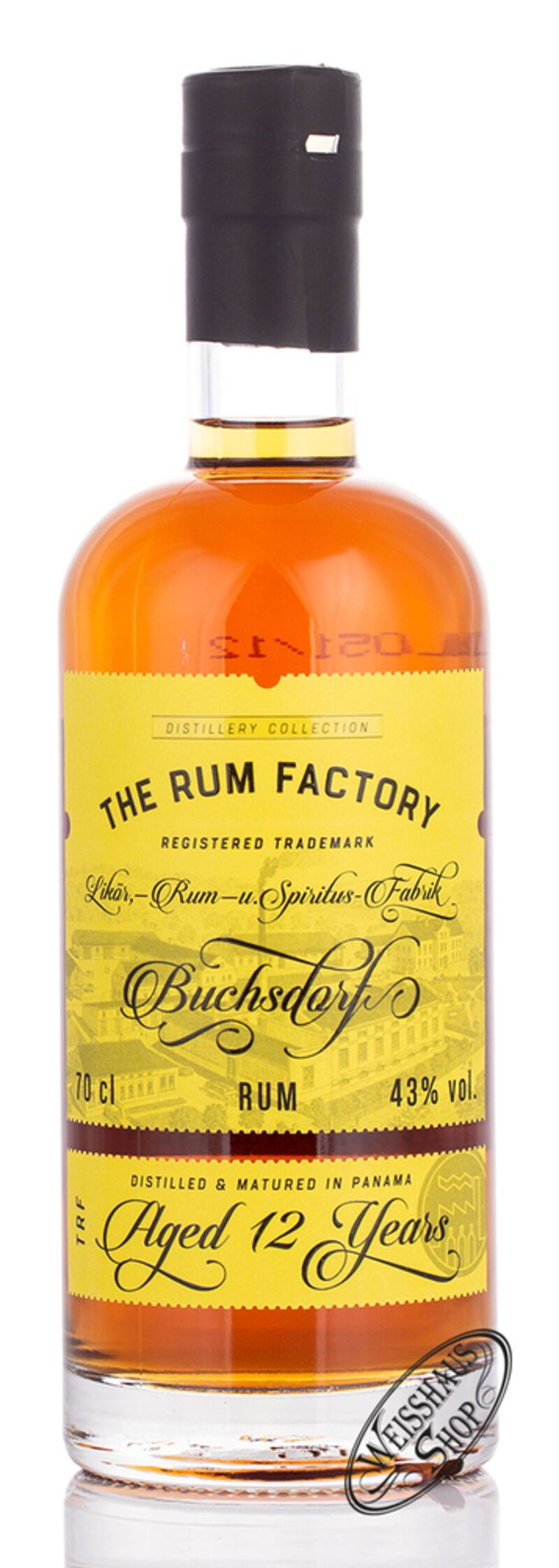 The Rum Factory 12 YO Panama Rum 43% vol. 0,70l The Rum Factory 12 YO Panama Rum 43% vol. 0,70l