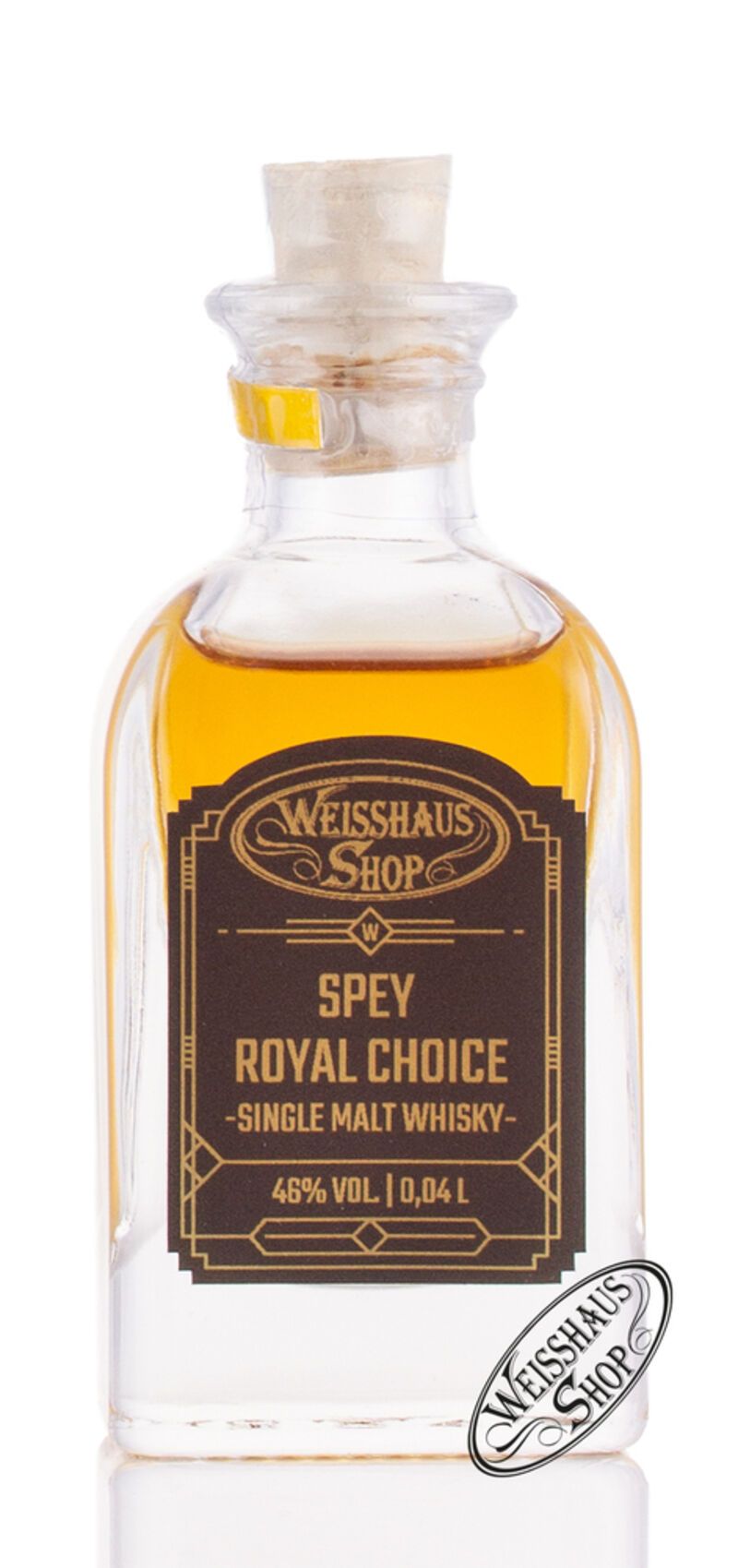Spey Royal Choice Whisky 46% vol. 0,04l Weisshaus Sample Spey Royal Choice Whisky 46% vol. 0,04l Weisshaus Sample