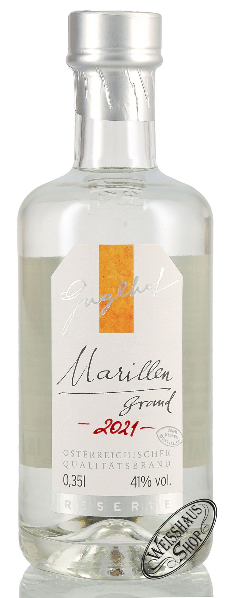 Guglhof Marillen Brand 41% vol. Jahrgangsbrand 0,35l