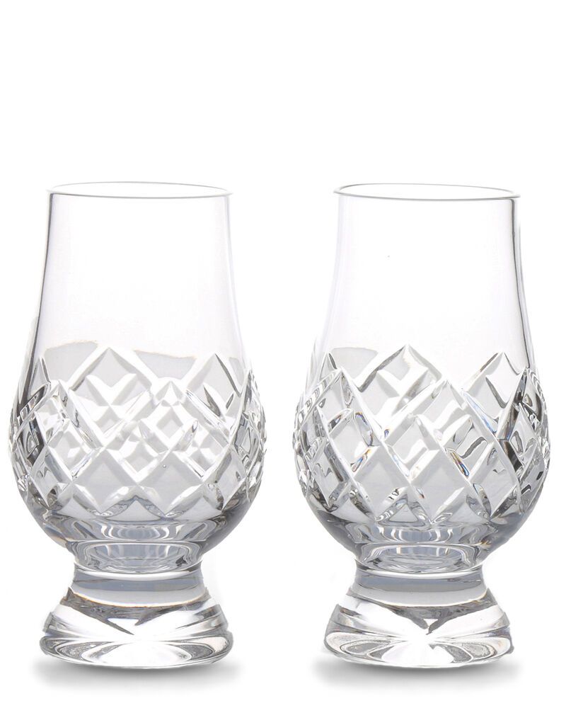The Glencairn Glass - Crystal Cut Twin Pack