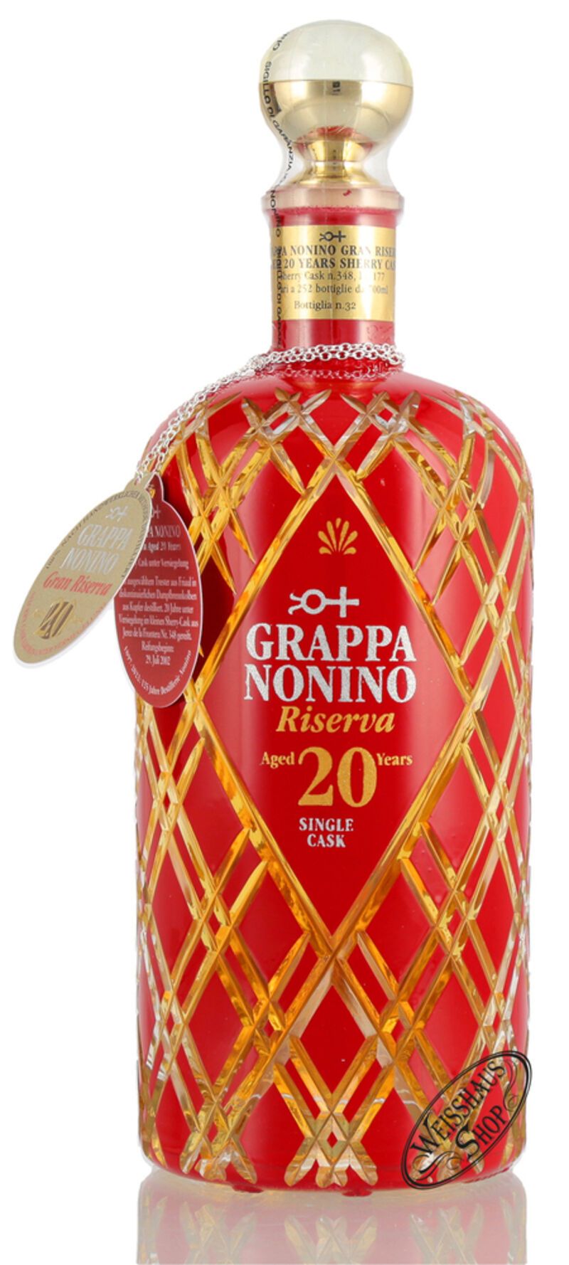Nonino Grappa Riserva 20 Jahre Barrique 43% vol. 0,70l