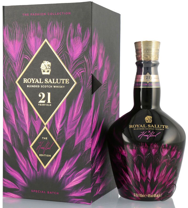 Chivas Regal RS 21 YO Harris Reed Fashion Fuchsia Edition Whisky 40% vol. 0,70l