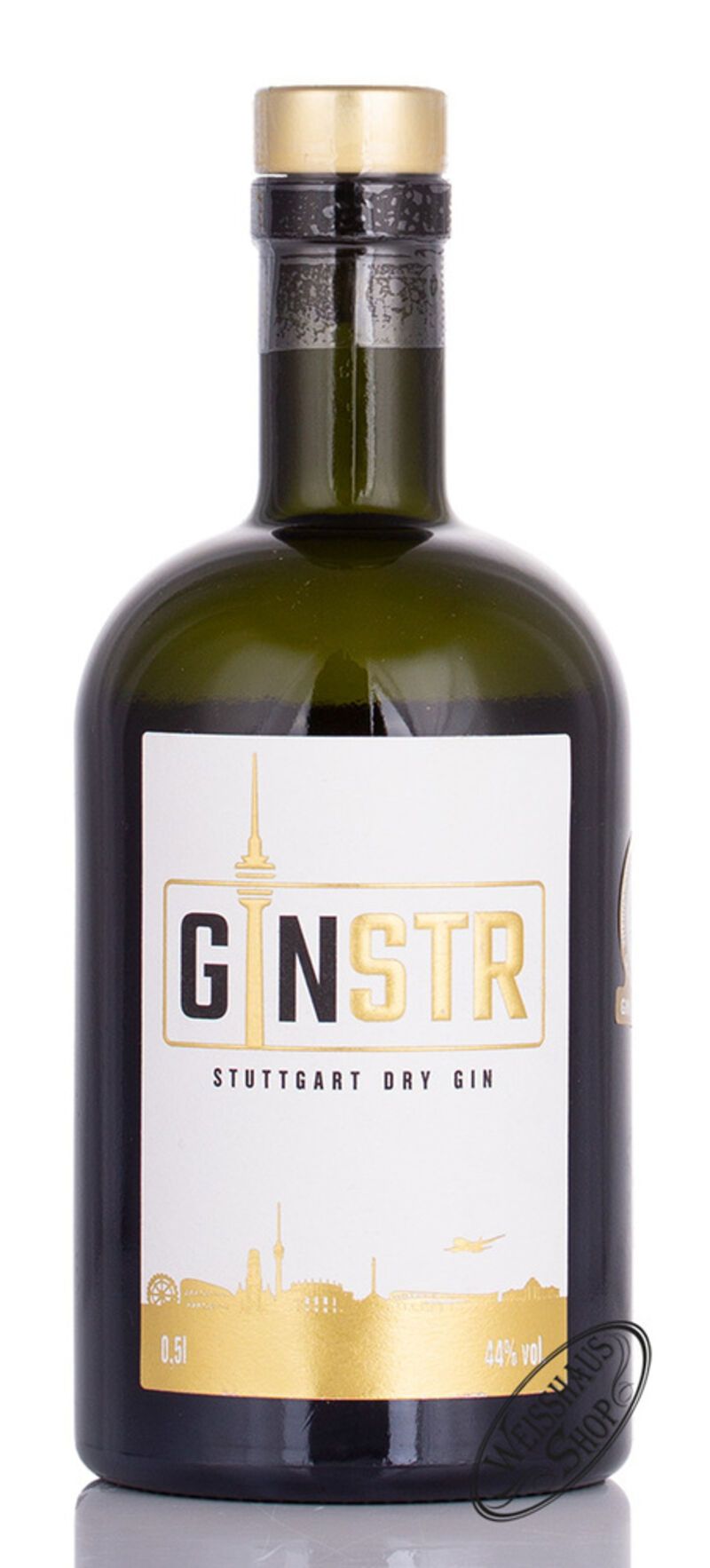 GinSTR Stuttgart Dry Gin 44% vol. 0,50l GinSTR Stuttgart Dry Gin 44% vol. 0,50l