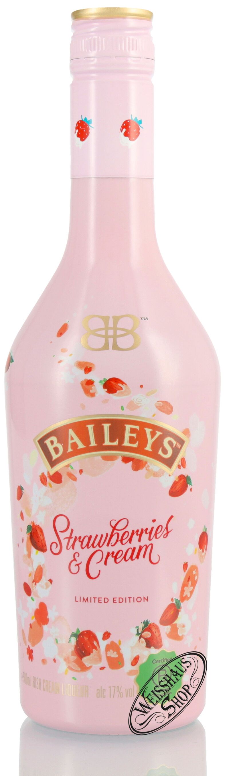 Baileys Strawberries & Cream Likör 17% vol. 0,50l Baileys Strawberries & Cream Likör 17% vol. 0,50l
