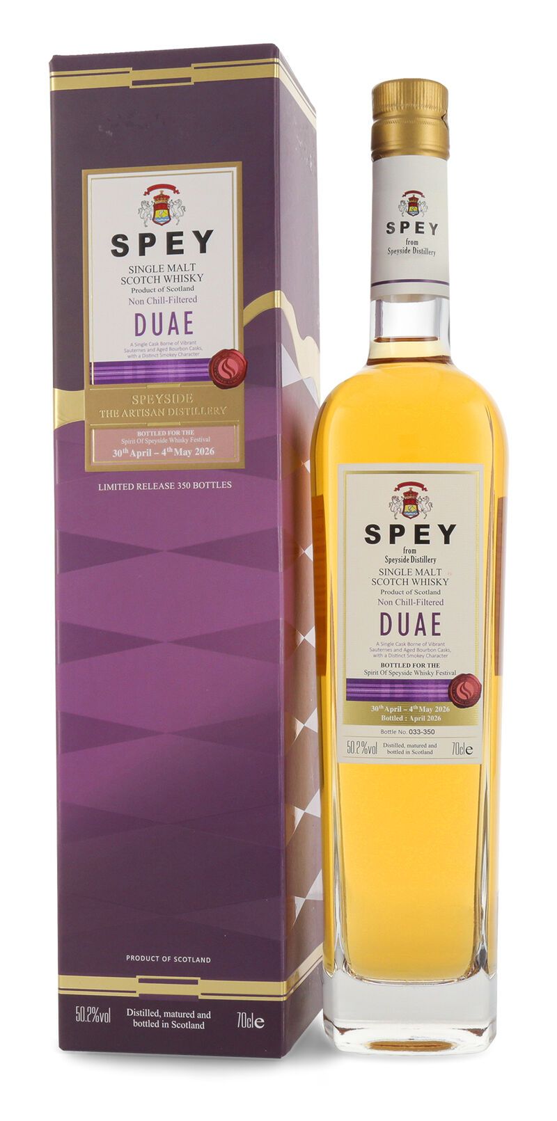 Spey SOSWF 2026 Release Duae Whisky 50,2% vol. 0,70l