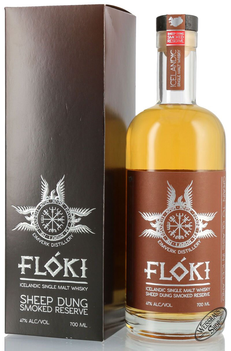 Floki Icelandic Young Malt Sheep Dung Smoked Whisky 47% vol. 0,70l
