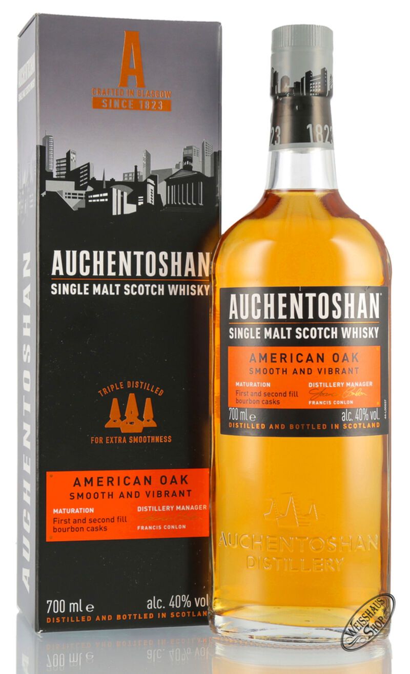 Auchentoshan American Oak Single Malt Whisky 40% vol. 0,70l