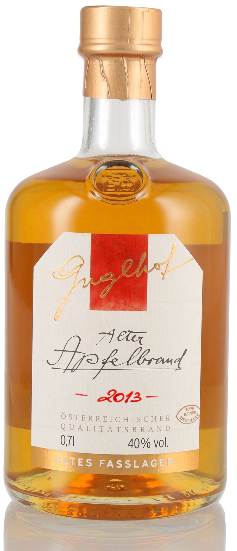 Guglhof Alter Apfel Brand 40% vol. Jahrgangsbrand 0,70l Guglhof Alter Apfel Brand 40% vol. Jahrgangsbrand 0,70l