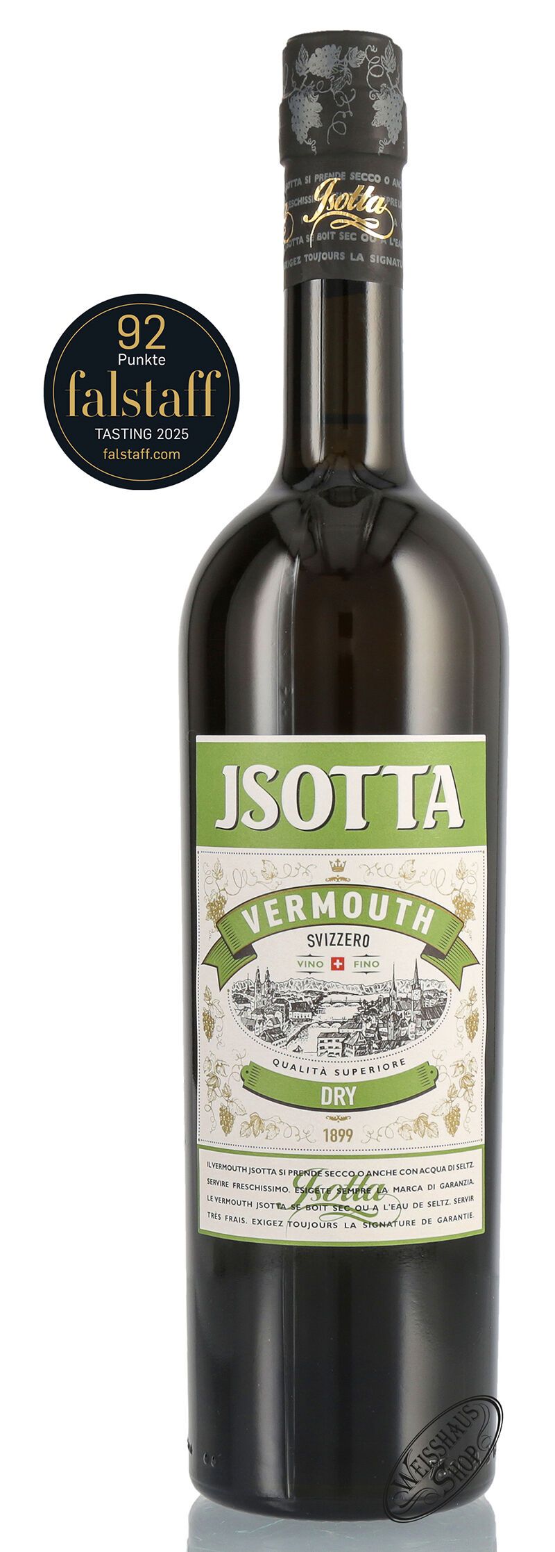 Jsotta Swiss Vermouth Dry 17% vol. 0,75l