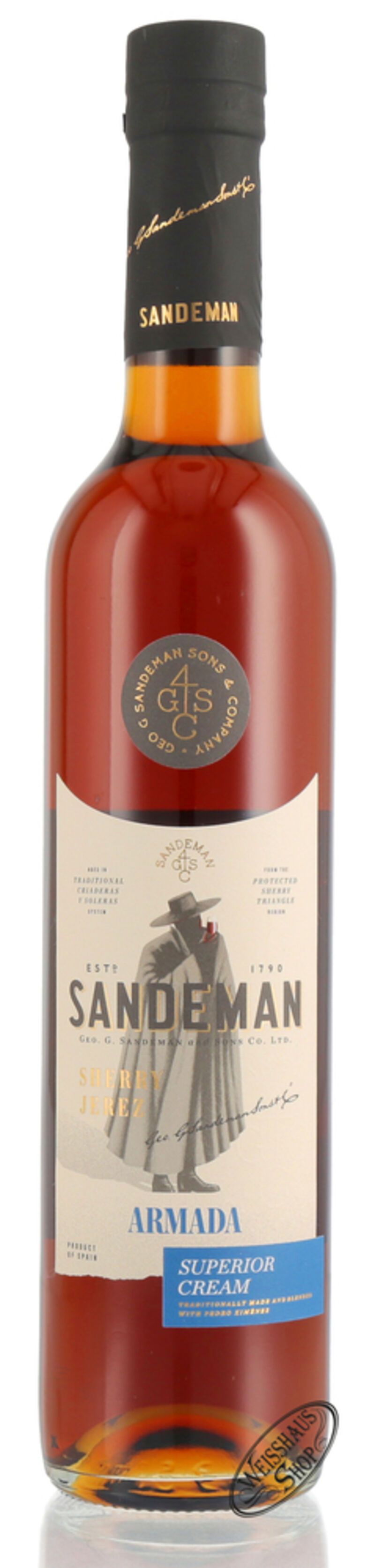 Sandeman Armada Superior Cream Sherry 17,5% vol. 0,50l