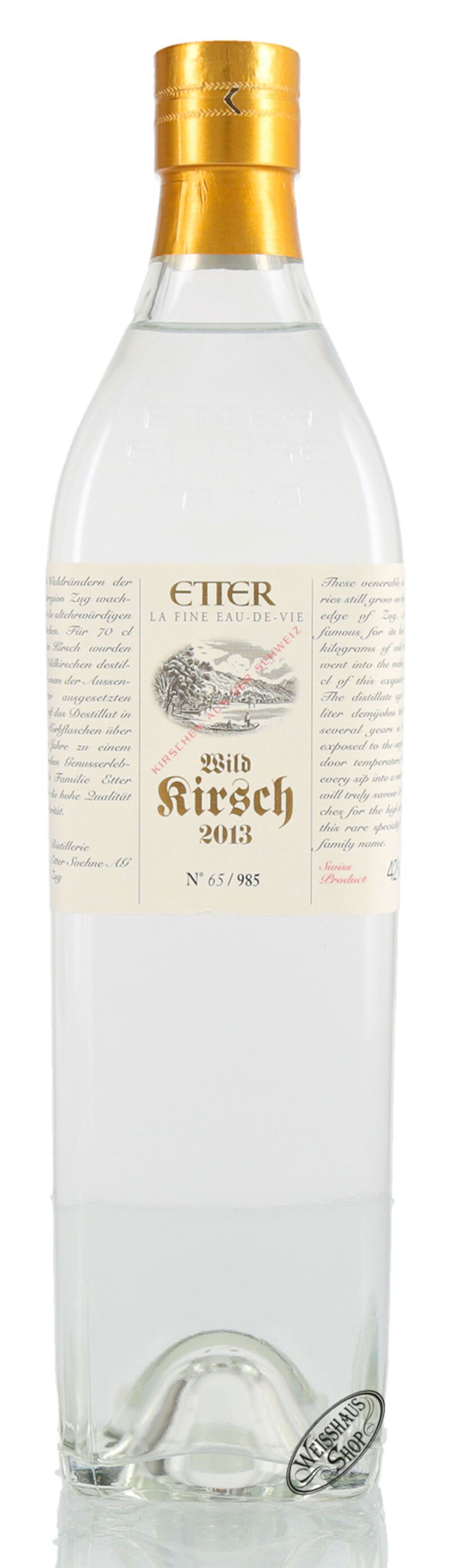 Etter Wildkirsch Fruchtbrand 42% vol. 0,70l Etter Wildkirsch Fruchtbrand 42% vol. 0,70l