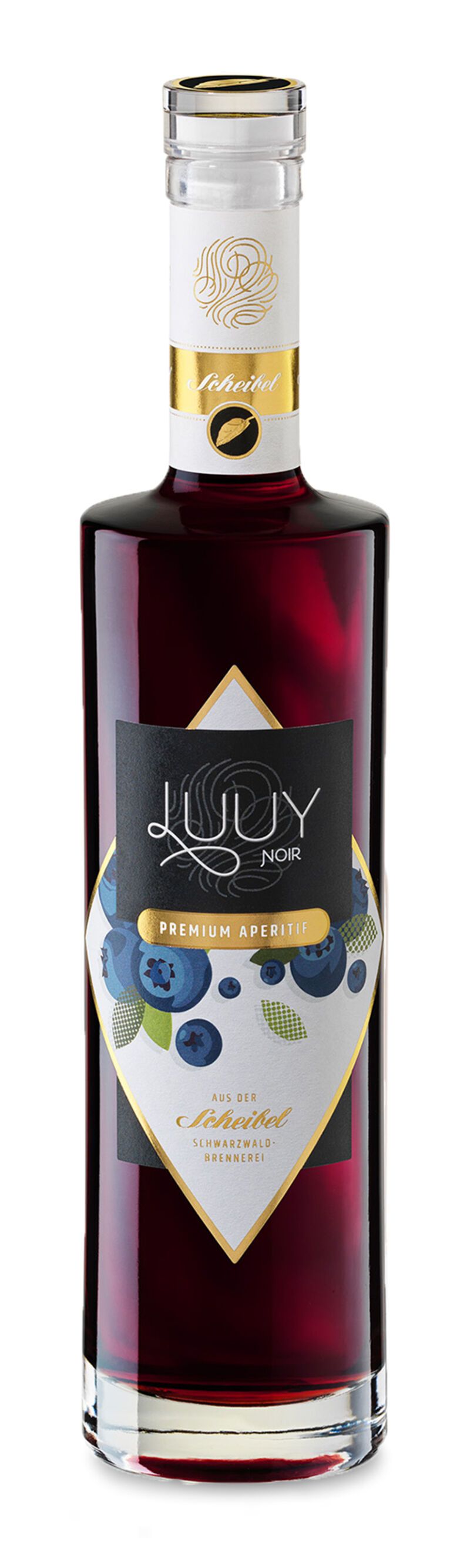 Scheibel Luuy Noir Premium Aperitif Likör 22% vol. 0,50l Scheibel Luuy Noir Premium Aperitif Likör 22% vol. 0,50l