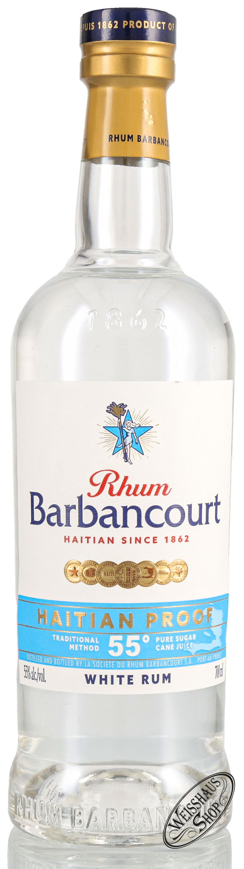 Barbancourt Blanc Rhum 55% vol. 0,70l
