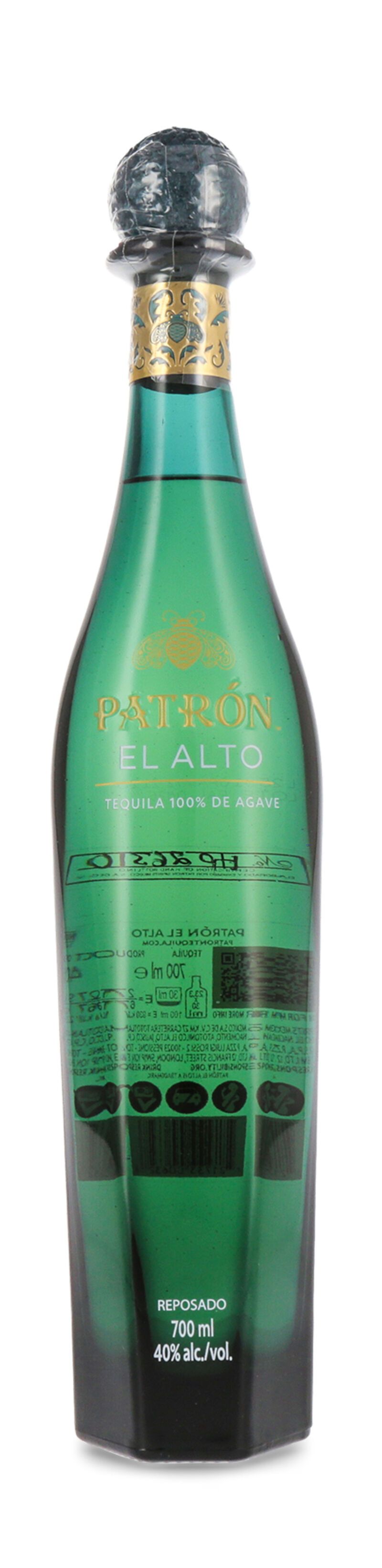 Patron El Alto Reposado Tequila 40% vol. 0,70l