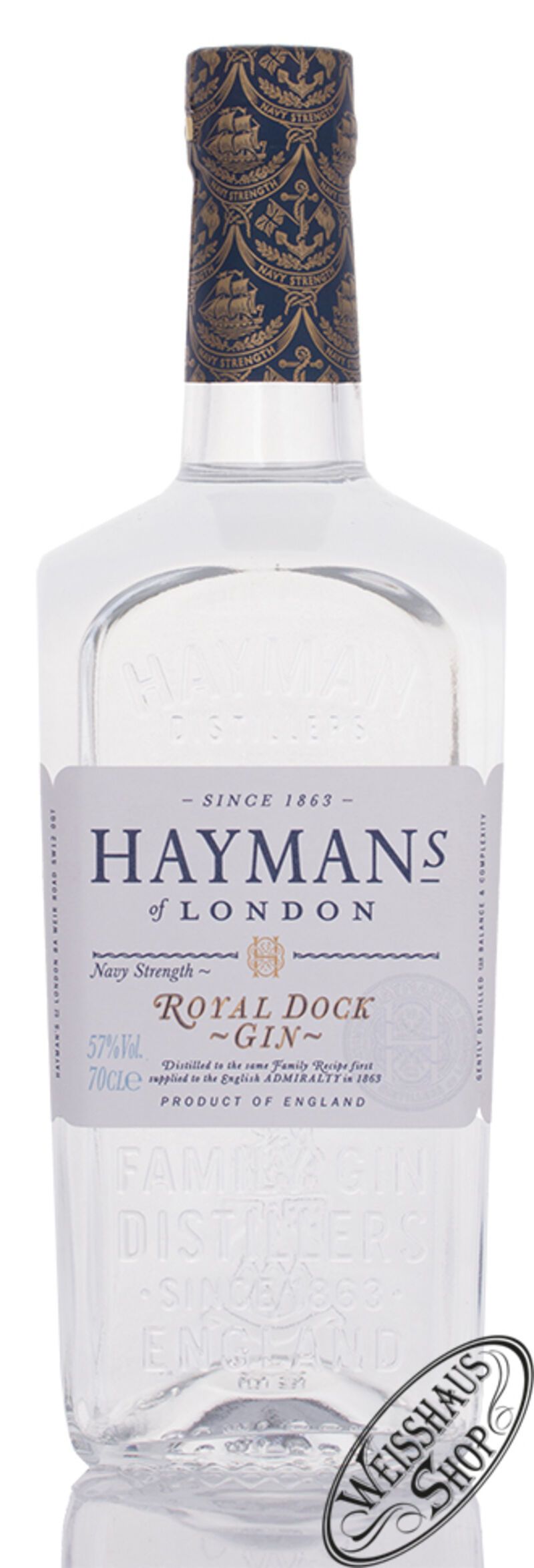 Hayman's Royal Dock Gin 57% vol. 0,70l