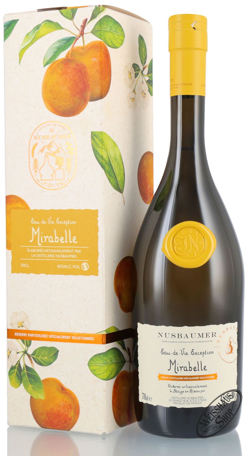 Nusbaumer Mirabelle trés vieille Edelbrand 45% vol. 0,70l