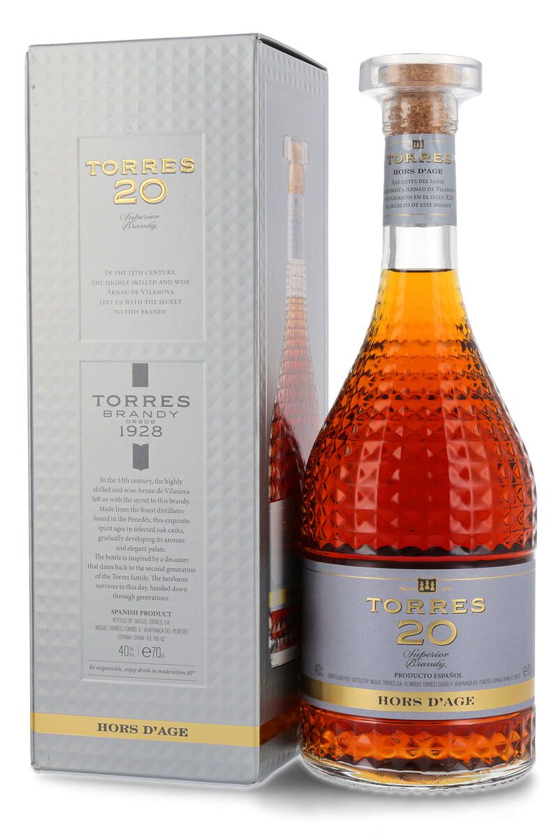 Torres 20 YO Hors d'Age Brandy 40% vol. 0,70l
