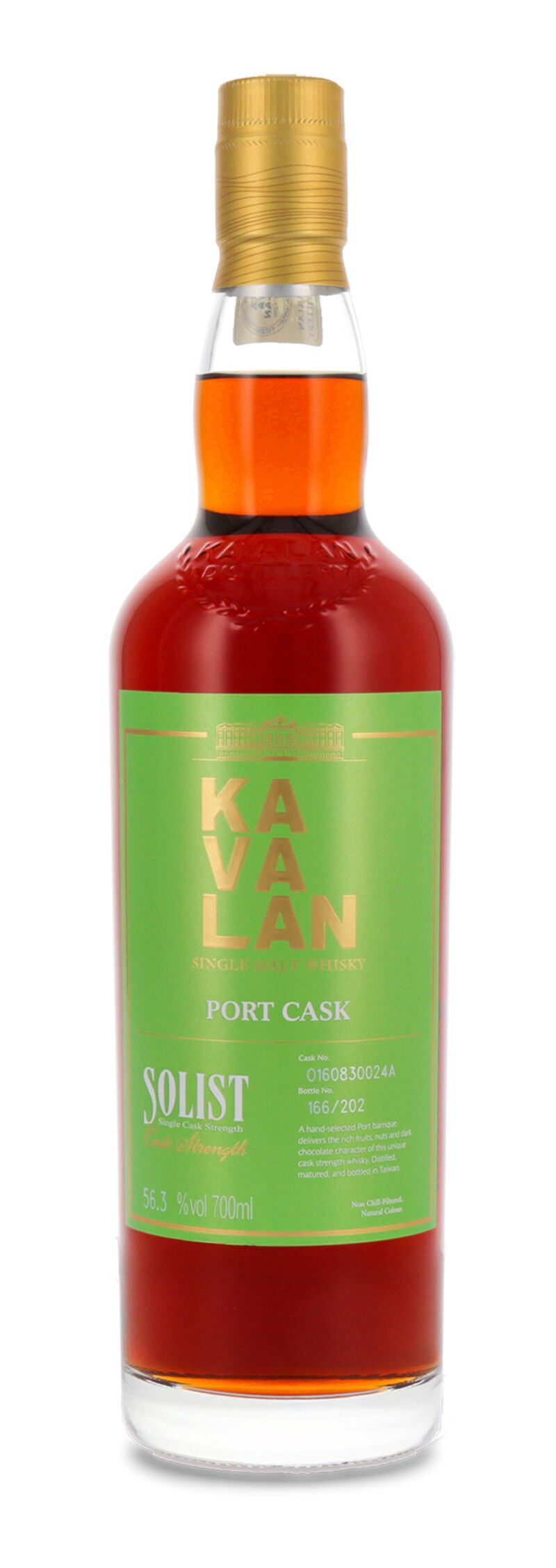 Kavalan Solist Port Cask Whisky 56,3% vol. 0,70l