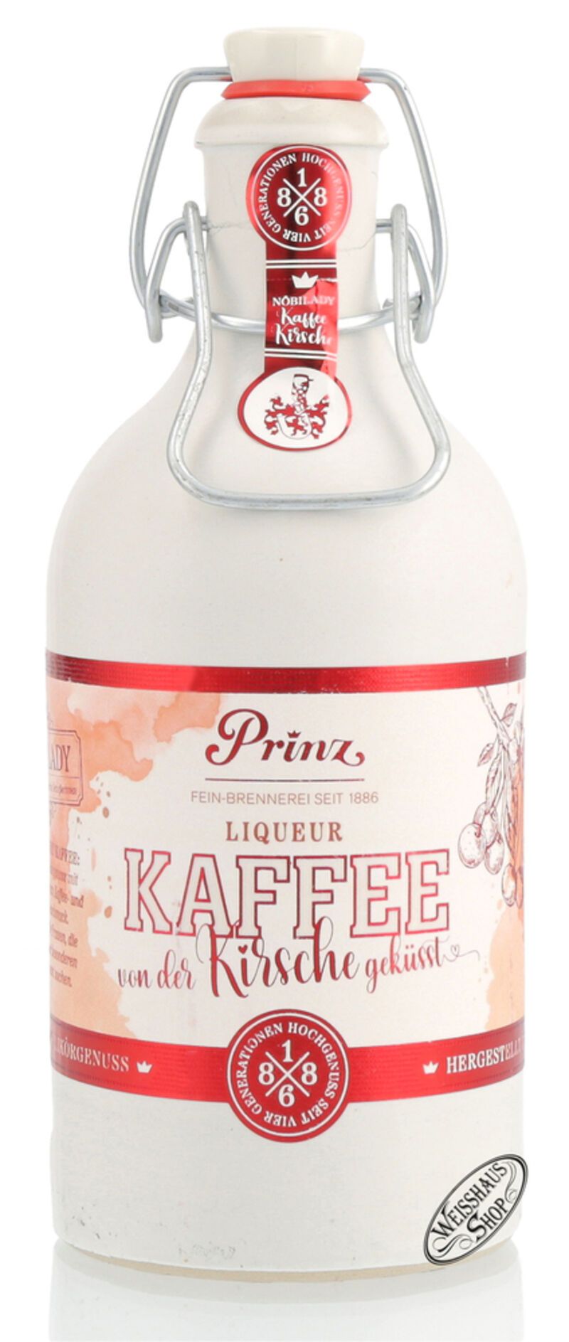 Prinz Nobilady Kaffee-Kirsche Liqueur 17,7% vol. 0,50l Prinz Nobilady Kaffee-Kirsche Liqueur 17,7% vol. 0,50l