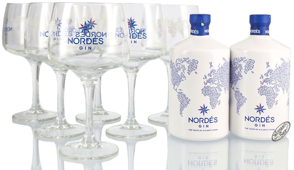 Nordes Atlantic Gin Geschenk-Set 40% vol. 1,40l Nordes Atlantic Gin Geschenk-Set 40% vol. 1,40l