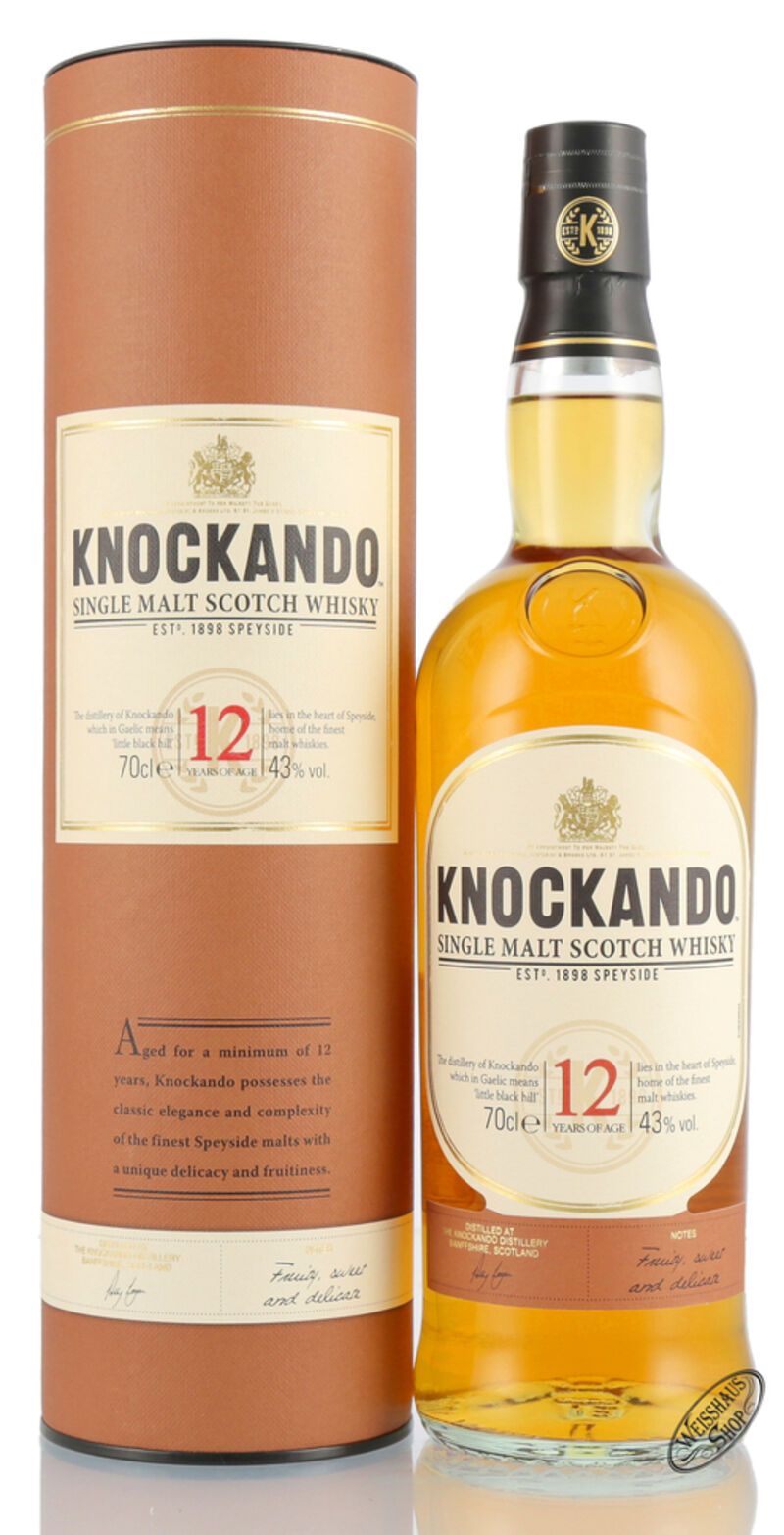 Knockando 12 YO Single Malt Whisky 43% vol. 0,70l