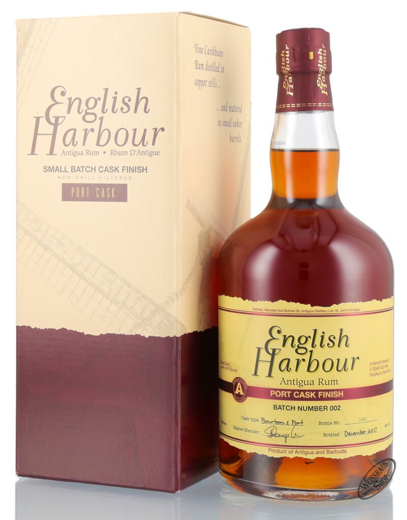 English Harbour Port Cask Finish Rum 46% vol. 0,70l
