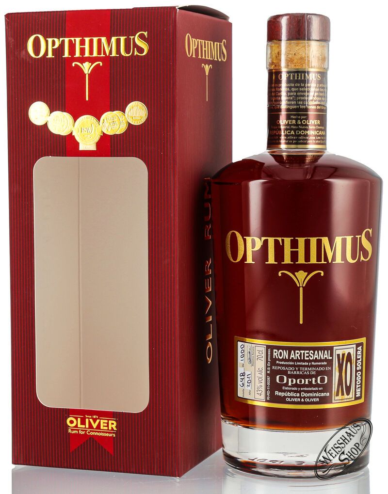 Opthimus XO Oporto Rum 43% vol. 0,70l