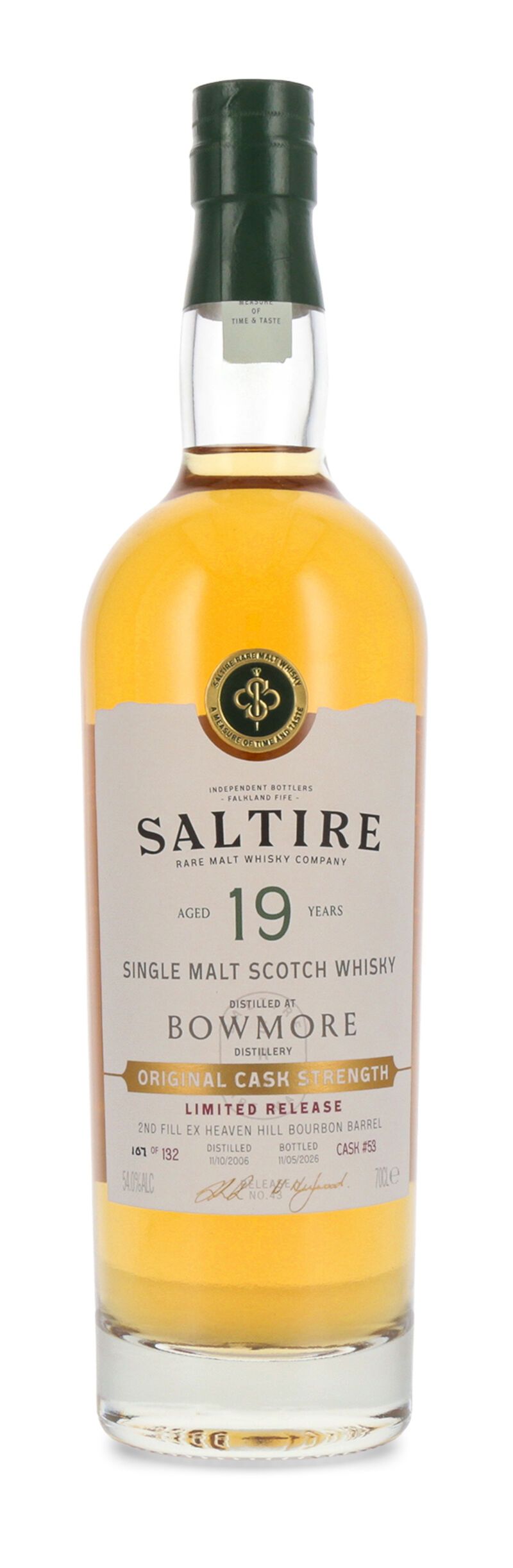 Bowmore 19 YO Whisky 54% vol. 0,70l
