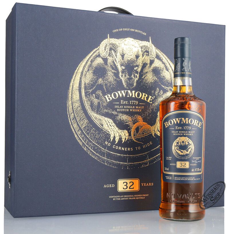 Bowmore 32 YO No Corners to Hide Whisky 47,3% vol. 0,70l Bowmore 32 YO No Corners to Hide Whisky 47,3% vol. 0,70l