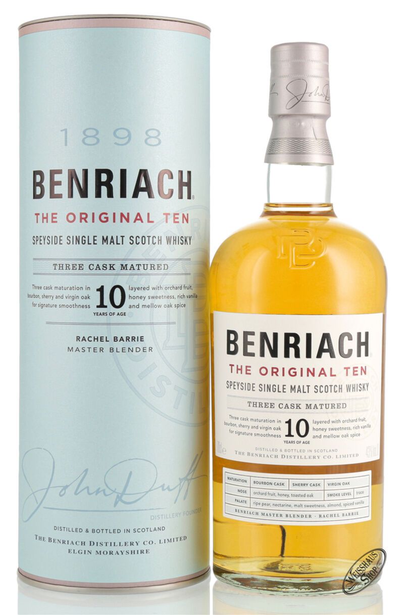 BenRiach The Original Ten 10 YO Whisky 43% vol. 0,70l