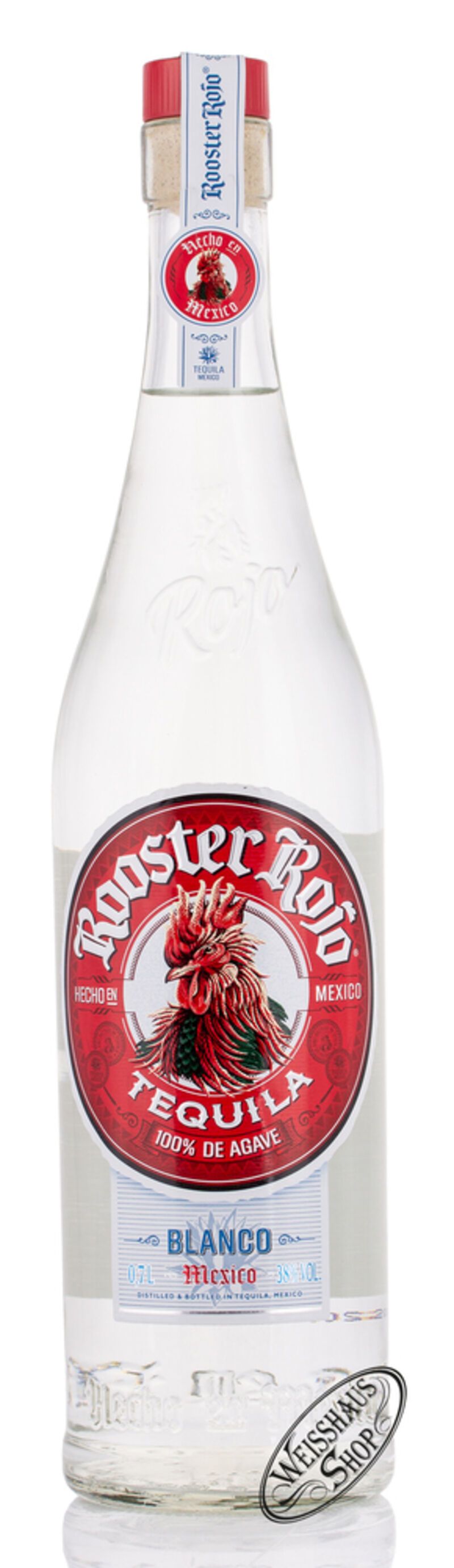 Rooster Rojo Tequila Blanco 38% vol. 0,70l